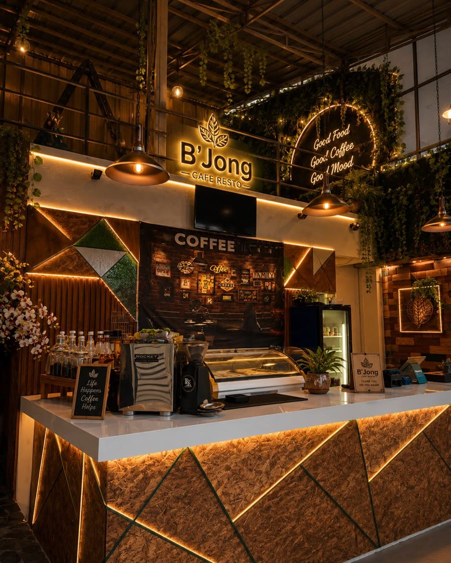 Coffee bar B'jong, coffee shop Bandung kekinian di Bojong Koneng